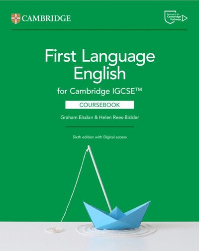 Cover for Graham Elsdon · Cambridge IGCSE™ First Language English Coursebook with Digital Access (2 Years) - Cambridge International IGCSE (N/A) [6 Revised edition] (2025)