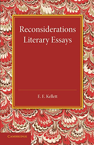 Cover for E. E. Kellett · Reconsiderations: Literary Essays (Paperback Book) (2014)