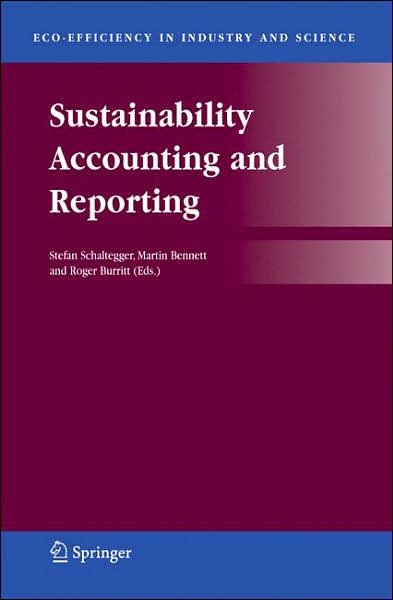 Cover for Stefan Schaltegger · Sustainability Accounting and Reporting - Eco-Efficiency in Industry and Science (Hardcover Book) [2006 edition] (2006)