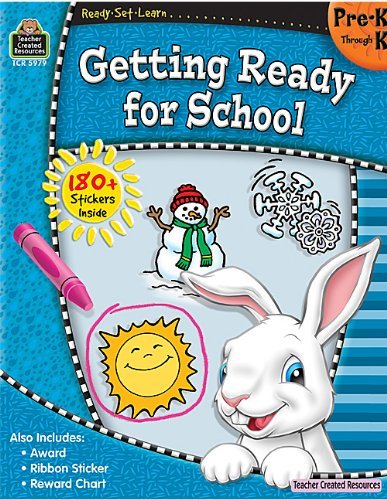 Cover for Teacher Created Resources Staff · Ready-set-learn: Getting Ready for School Prek-k (Paperback Bog) (2010)