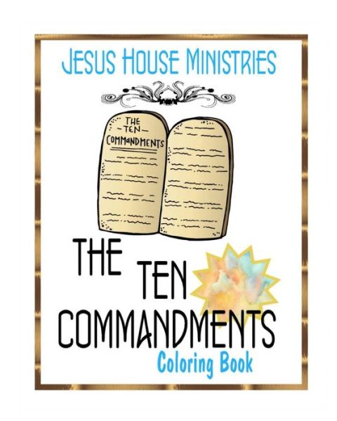 Cover for Kim Holmes · Ten Commandments Adult Coloring Book (Pocketbok) (2016)