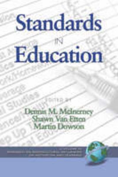 Cover for Dennis M Mcinerney · Standards in Education (Pb) (Pocketbok) (2007)