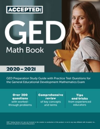 Cover for Accepted · GED Math Book 2020-2021 (Paperback Book) (2020)