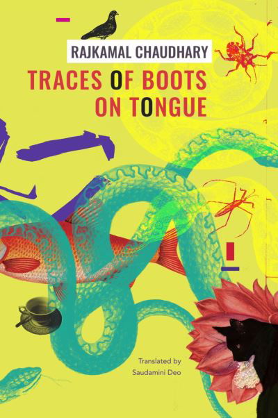 Cover for Rajkamal Chaudhary · Traces of Boots on Tongue – and Other Stories (Hardcover bog) (2023)