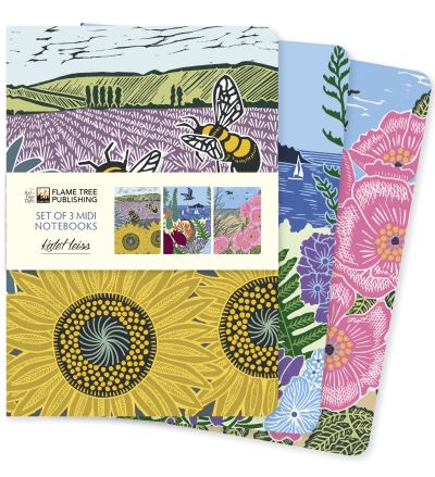 Kate Heiss Set of 3 Midi Notebooks - Midi Notebook Collections - - Books - Flame Tree Publishing - 9781804176795 - October 6, 2023