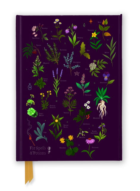 Cover for Anna Stead: For Spells &amp; Potions (Foiled Journal) - Flame Tree Notebooks (Skrivemateriell) (2026)