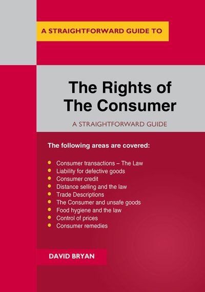 Cover for David Bryan · The Rights Of The Consumer (Paperback Book) (2019)