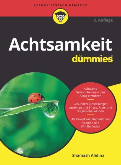 Cover for Shamash Alidina · Achtsamkeit fur Dummies - Fur Dummies (Taschenbuch) [2. Auflage edition] (2021)