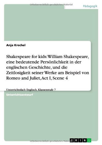 Cover for Krechel · Shakespeare for kids: William S (Bok) [German edition] (2011)