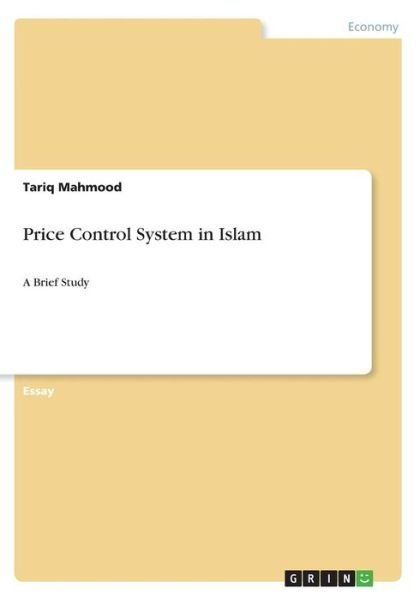 Cover for Mahmood · Price Control System in Islam (Book) (2017)
