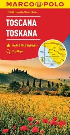 Cover for Marco Polo · Tuscany Marco Polo Map (Landkarten) (2022)