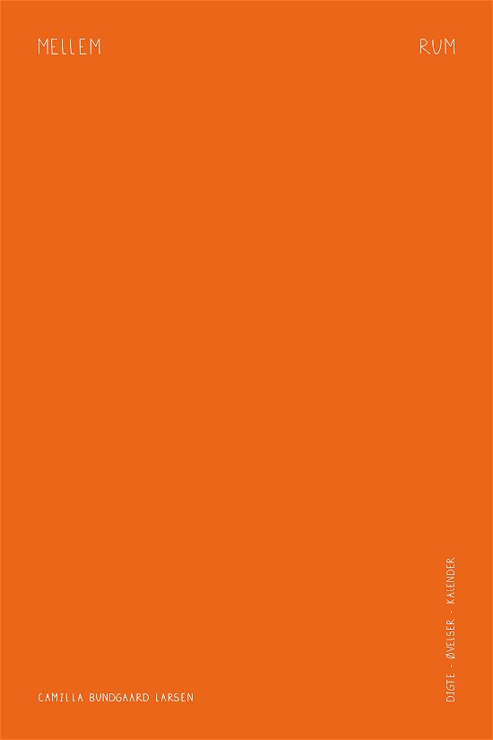 Cover for Camilla Bundgaard Larsen · Mellemrum (Hæftet bog) [1. udgave] (2020)