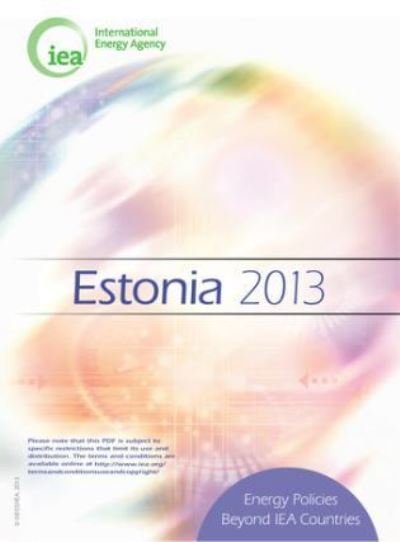 Cover for Oecd Organisation for Economic Co-operation and Development · Energy Policies Beyond Iea Countries Energy Policies Beyond Iea Countries: Estonia  2013 (Paperback Book) (2013)