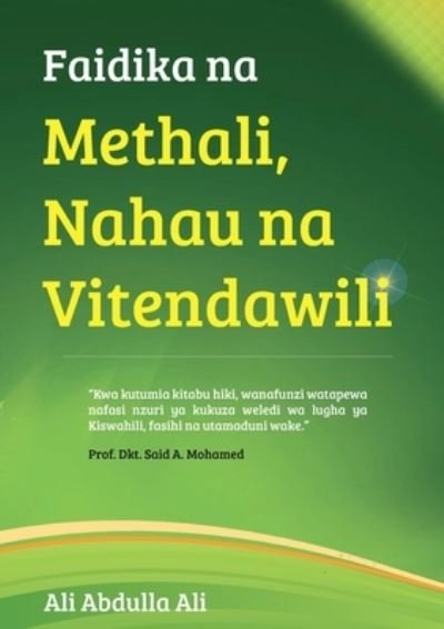 Cover for Ali Abdulla Ali · Faidika na Methali, Nahau na Vitendawili (Pocketbok) (2022)