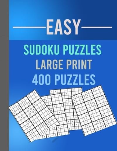 Cover for Puzzle Book Sudoku Large Print · Easy Sudoku Puzzles Large Print 400 Puzzles (Pocketbok) (2020)