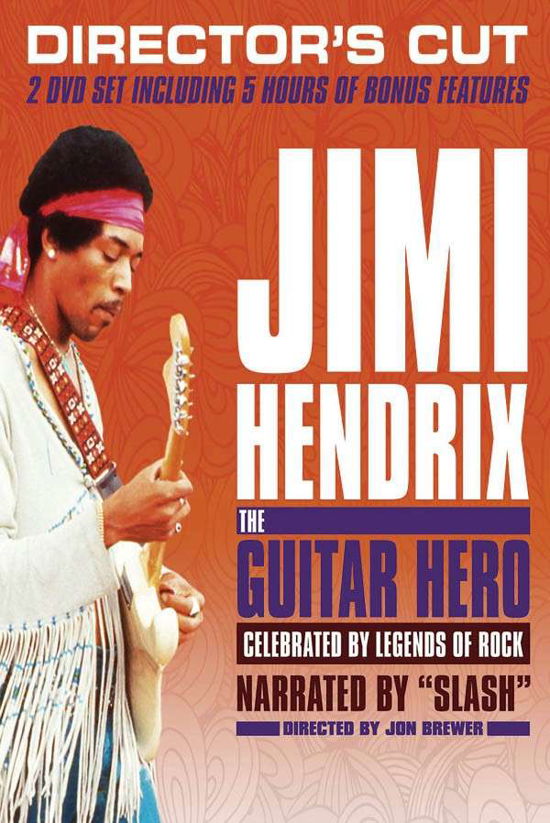 Cover for Jimi Hendrix · The Guitar Hero - Director's Cut - (DVD) (2013)