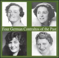 Cover for 4 German Contraltos of Past / Various (CD) (1997)