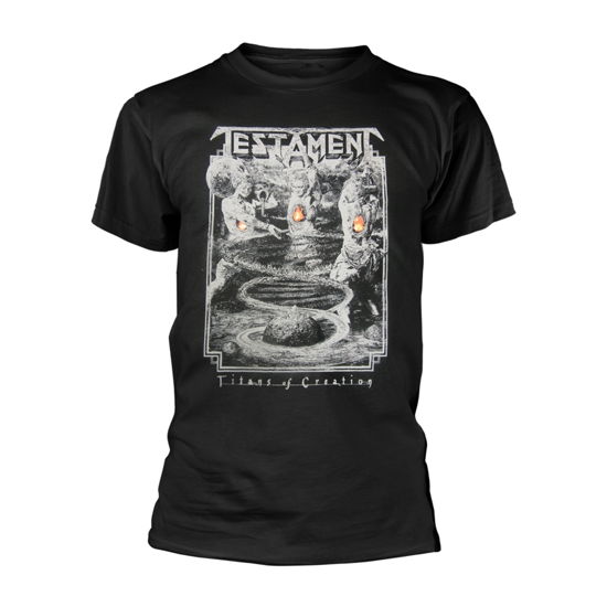 Testament · Titans of Creation (Grey) Europe 2020 Tour (T-shirt) [size M] [Black edition] (2020)