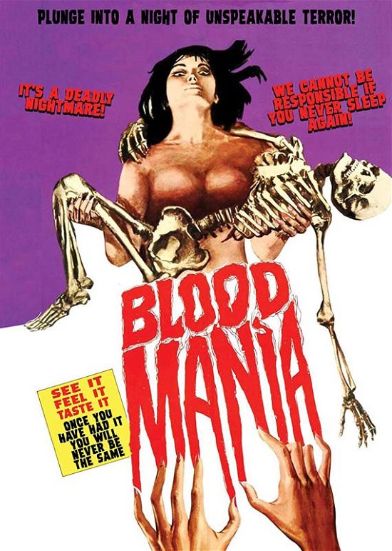 Blood Mania - Feature Film - Movies - CHEEZY - 0827421033796 - March 1, 2019