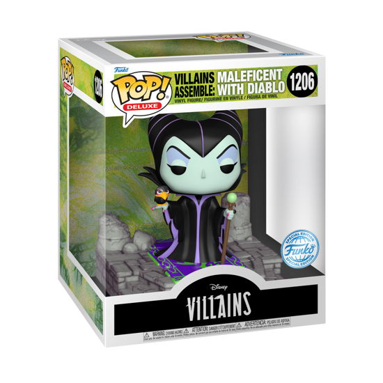 Cover for Funko · Funko Pop! Deluxe: Disney Villains - Assemble Maleficent With Diablo (special Edition) #1206 Vinyl F (MERCH)