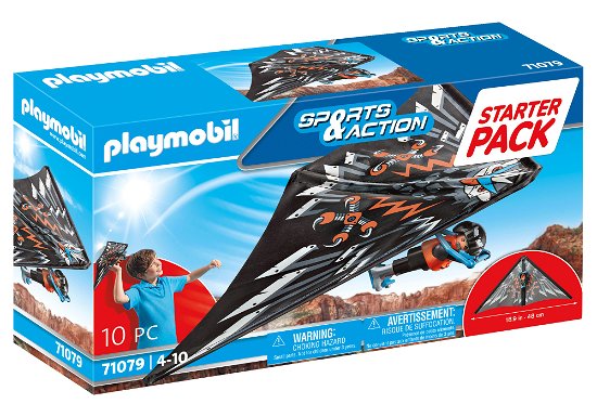 Cover for Playmobil · Playmobil Sports &amp; Action Starterpack Deltavlieger - 71079 (Leketøy)