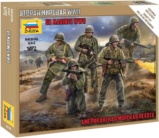 Cover for Zvezda · Zvezda - 1/72 Us Marines Wwii (12/21) * (Toys)