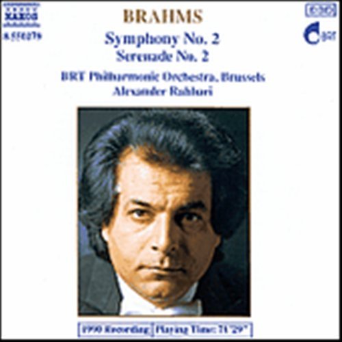 BRAHMS: Symphony 2/Serenade 2 - Rahbari,alexander / Brtop - Music - Naxos - 4891030502796 - March 21, 1991