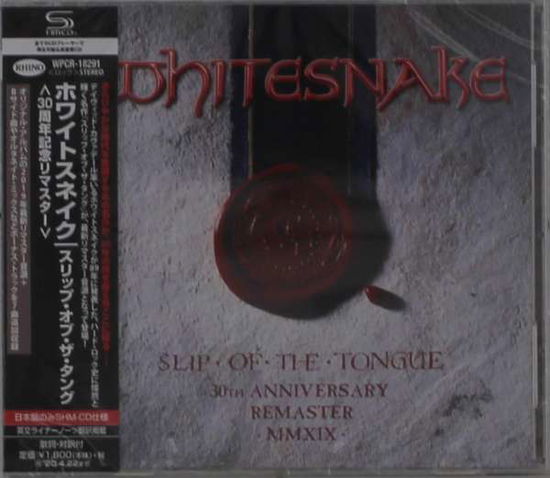 Cover for Whitesnake · Slip of the Tongue 30th Anniversary Remaster (SHM-CD) [Japan Import edition] (2019)