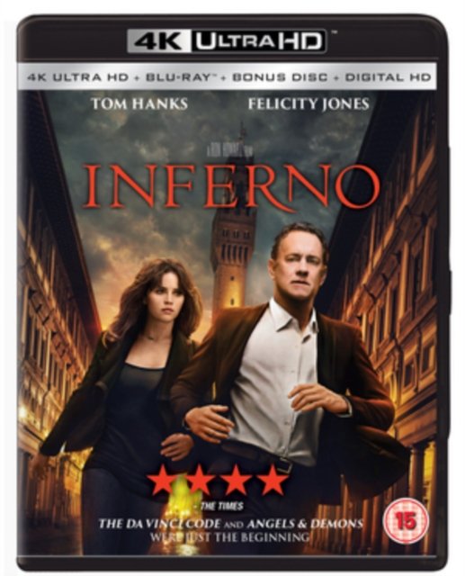 Cover for Inferno (4k Blu-ray) · Inferno (4K Ultra HD) (2017)
