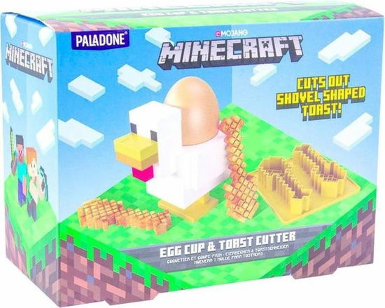 Minecraft: Chicken Egg Cup And Toast Cutter - Paladone - Merchandise - Paladone - 5055964743796 - September 20, 2022