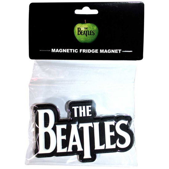 Cover for The Beatles · The Beatles Fridge Magnet: White Drop T Logo (Magnes) (2024)