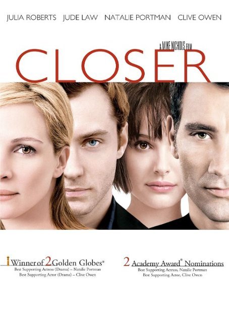 Cover for Closer · Closer-dvd (DVD)