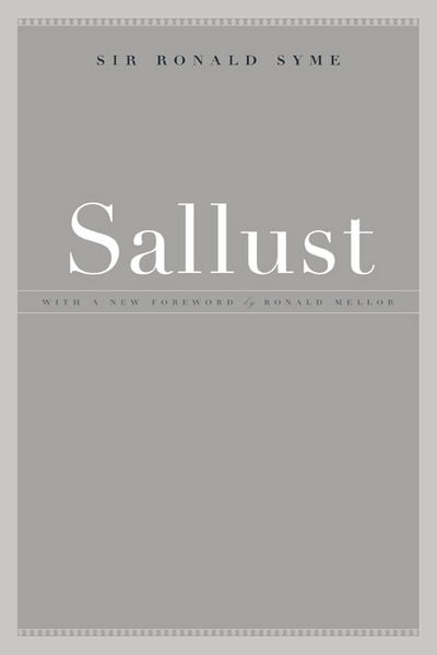 Ronald Syme · Sallust - Sather Classical Lectures (Paperback Book) (2002)