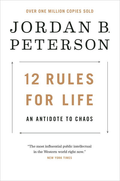 Cover for Jordan B. Peterson · 12 Rules for Life: An Antidote to Chaos (Pocketbok) (2018)