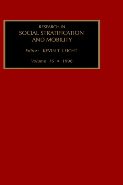 Cover for Robert Althauser · Research in Social Stratification and Mobility - Research in Social Stratification &amp; Mobility S. (Hardcover Book) (1998)