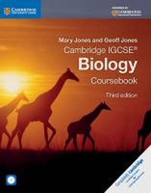 Cover for Mary Jones · Cambridge IGCSE (R) Biology Coursebook with CD-ROM - Cambridge International IGCSE (Bog) [3 Revised edition] (2014)