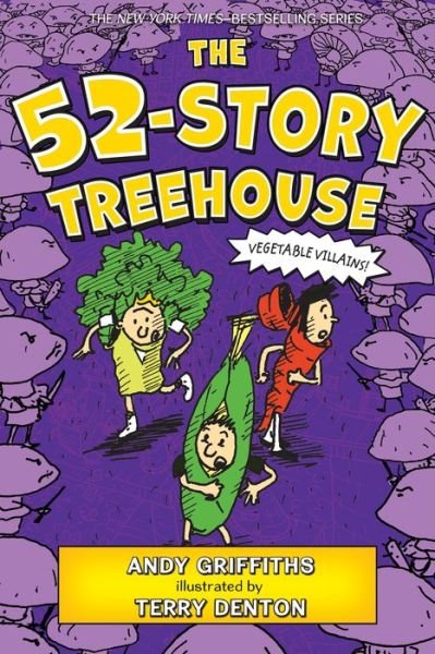 Cover for Andy Griffiths · The 52-Story Treehouse: Vegetable Villains! - The Treehouse Books (Paperback Bog) (2017)
