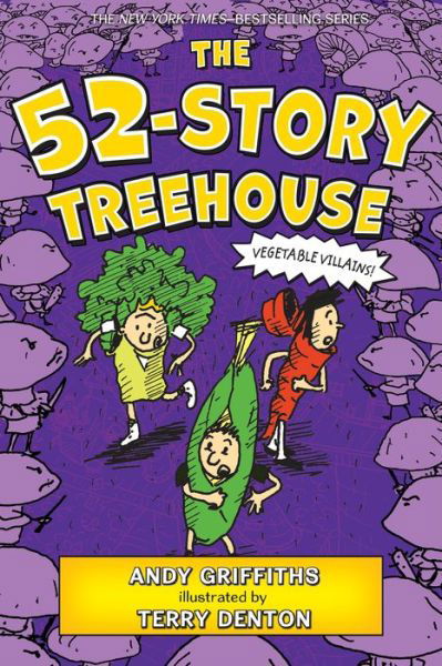 Cover for Andy Griffiths · The 52-Story Treehouse: Vegetable Villains! - The Treehouse Books (Taschenbuch) (2017)