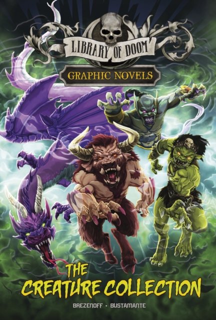 Cover for Steve Brezenoff · The Creature Collection - Library of Doom Graphic Novels (Inbunden Bok) (2023)