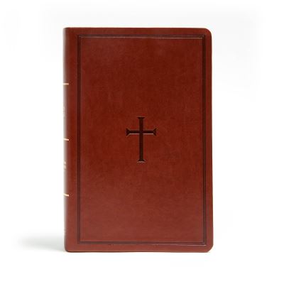 Cover for CSB Bibles by Holman CSB Bibles by Holman · CSB Large Print Personal Size Reference Bible, Brown LeatherTouch (Leather Book) (2017)