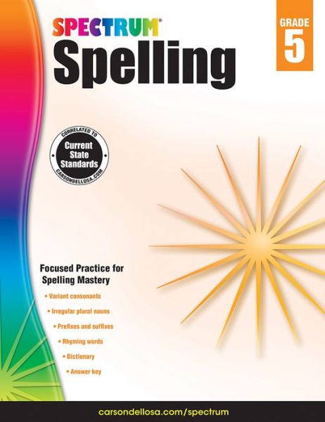 Spectrum Spelling Grade 5 - Spectrum - Bøker - Carson Dellosa - 9781483811796 - 15. august 2014