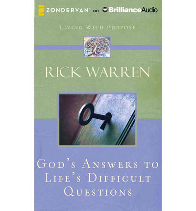 Cover for Rick Warren · God's Answers to Life's Difficult Questions (Audiobook (płyta CD)) [Unabridged edition] (2014)