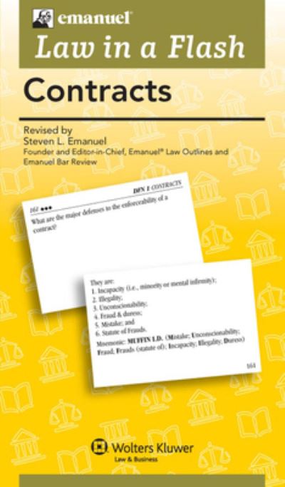 Emanuel Law in a Flash for Contracts - Steven L Emanuel - Gra planszowa - Wolters Kluwer Law & Business - 9781543805796 - 31 grudnia 2020