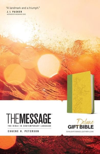 Cover for Eugene H. Peterson · The Message Deluxe Gift Bible (Lederbuch) (2016)