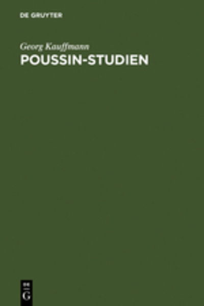 Cover for Kauffmann · Poussin-Studien (Book) (1960)