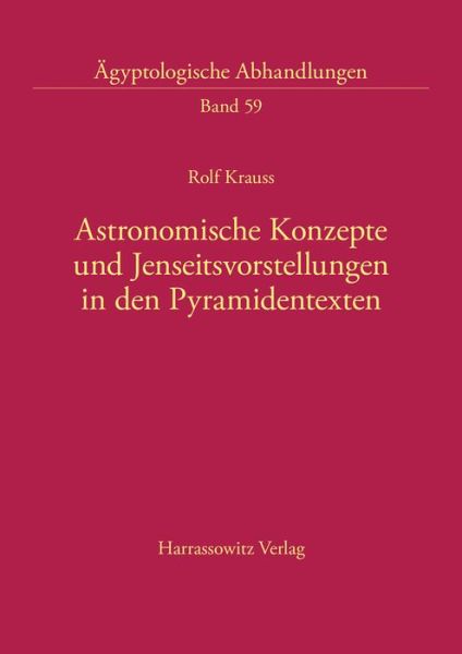 Astronomische Konzepte und Jense - Krauss - Boeken -  - 9783447039796 - 31 december 1997