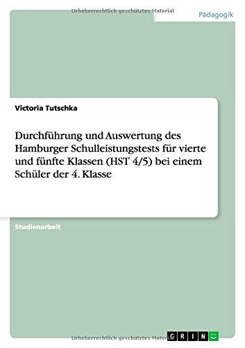 Cover for Tutschka · Durchführung und Auswertung de (Paperback Book) [German edition] (2012)