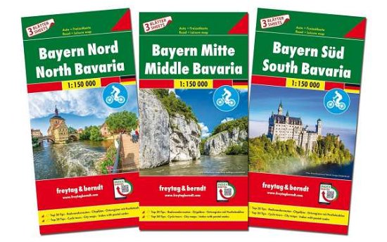 Cover for Bavaria North, Middle &amp; South set (Landkarten) (2019)