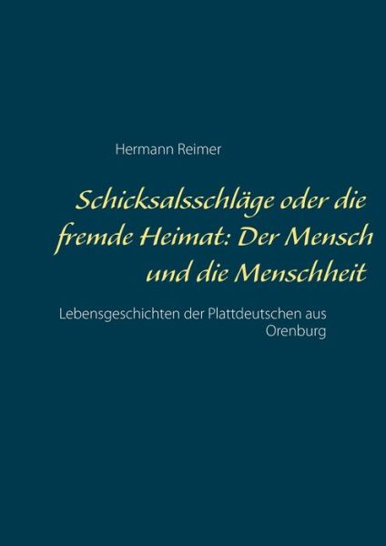 Cover for Reimer · Schicksalsschläge oder die fremd (Book)