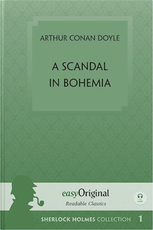 Cover for Arthur Conan Doyle · A Scandal in Bohemia (book + Audio-CDs) (Sherlock Holmes Collection) - Readable Classics - Unabridged english edition with improved readability (Buch) (2023)